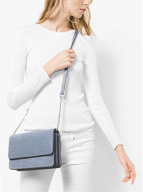 michael kors daniela rot|Michael Kors Daniela Large Saffiano Leather Crossbody Bag.